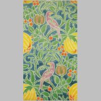 Textile design by C F A Voysey, produced in 1923..jpg